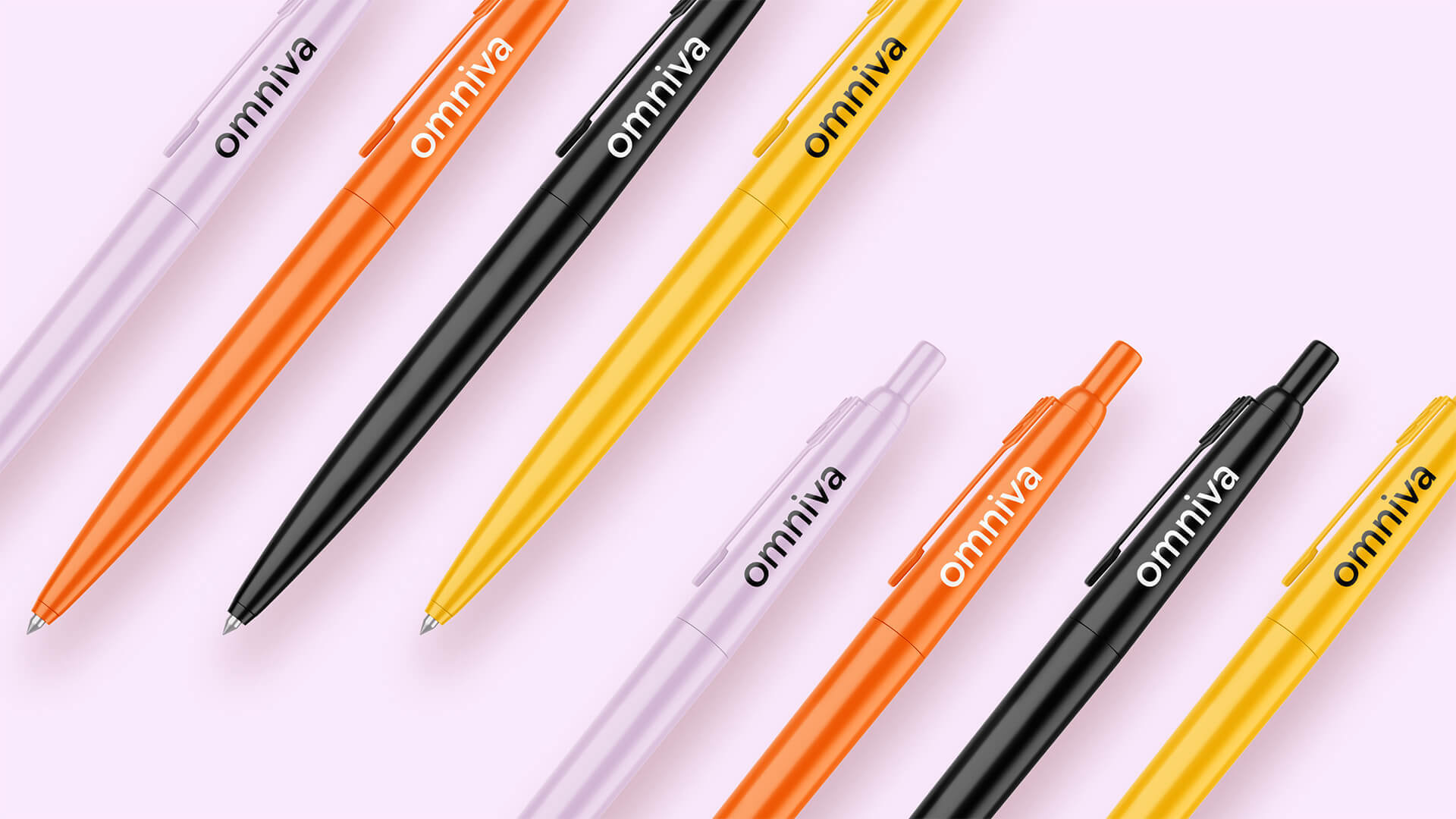Omniva plastic pens